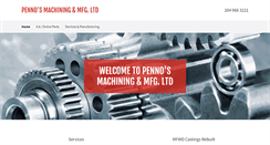 Desktop Screenshot of pennosmachining.com